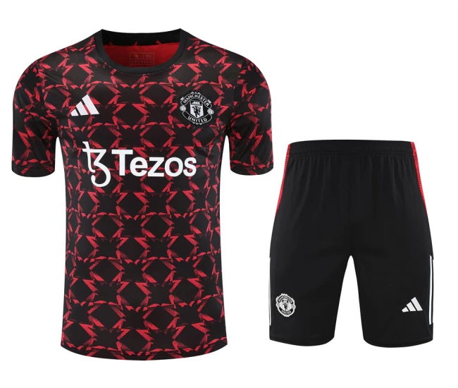 Manchester United Adult Pre Match Training Soccer Kit 2024-25