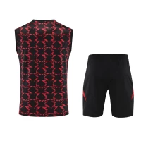 Manchester United Adult Pre Match Training Sleeveless Soccer Kit 2024-25