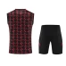 Manchester United Adult Pre Match Training Sleeveless Soccer Kit 2024-25