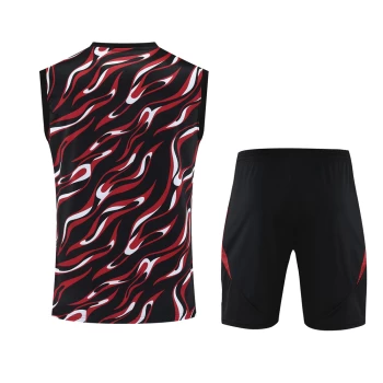 Manchester United Adult Pre Match Sleeveless Training Soccer Kit 2025-26
