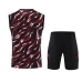 Manchester United Adult Pre Match Sleeveless Training Soccer Kit 2025-26