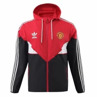 Manchester United Mens Training All Weather Soccer Jacket Red 2023-24