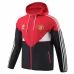 Manchester United Mens Training All Weather Soccer Jacket Red 2023-24