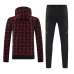 Manchester United FC Adult Pre Match Training Hooded Sweat Soccer Tracksuit 2024-25