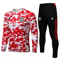 Manchester United Red Training Technical Soccer Tracksuit 2021-22