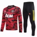 Manchester United Soccer Technical Training Red Black Tracksuit 2020 2021