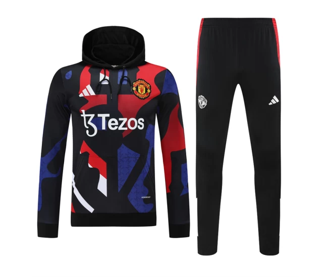 Manchester United FC Adult Training Hooded Sweat Soccer Tracksuit 2024-25