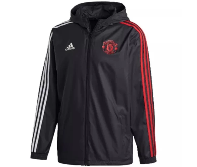 Manchester United Windbreaker Jacket 2020 2021 Black