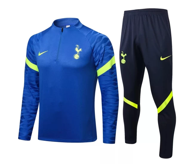 Tottenham Hotspur Blue Training Technical Soccer Tracksuit 2021-22