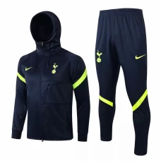 Tottenham Hotspur Navy Hooded Presentation Soccer Tracksuit 2021-22