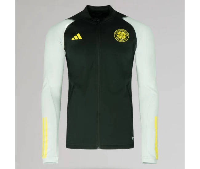 Celtic Men's Black Training Soccer Jacket 2023-24