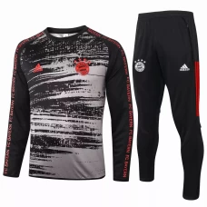 Bayern Munich Black Training Soccer Tracksuit 2020 2021