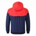 PSG Jordan All Weather Windrunner Jacket Red Navy 2020 2021