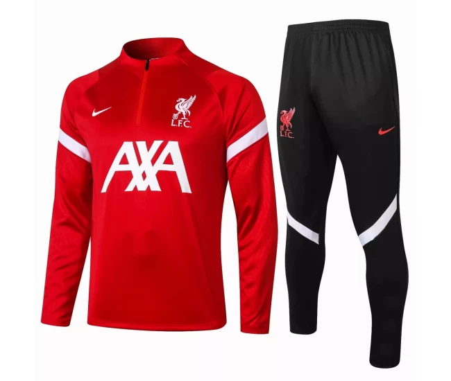 Liverpool FC Training Technical Soccer Tracksuit Red 2020 2021