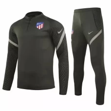 Atlético de Madrid Technical Training Soccer Tracksuit Grey 2020 2021