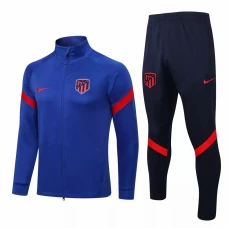 Atlético De Madrid Blue Training Presentation Soccer Tracksuit 2021-22