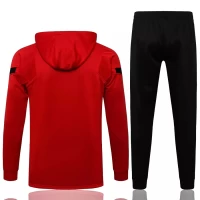 Atlético De Madrid Red Hooded Presentation Soccer Tracksuit 2021-22