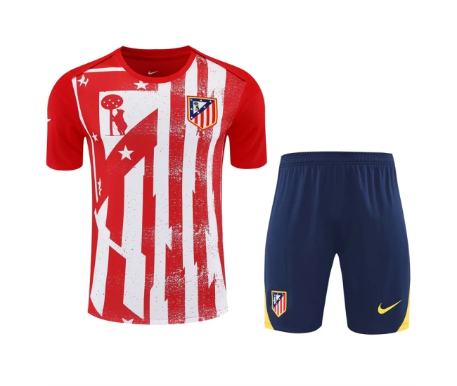 Atletico Madrid Mens Pre Match Soccer Kit 2025-26