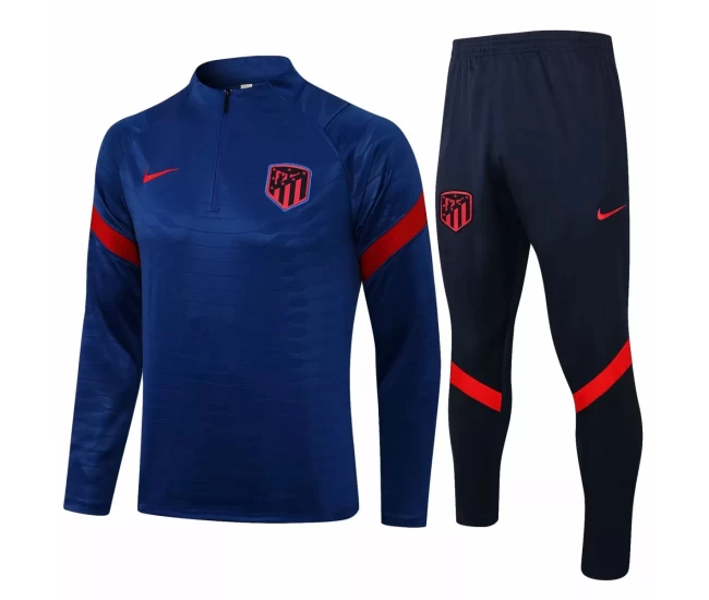 Atlético de Madrid Technical Training Soccer Tracksuit 2021-22