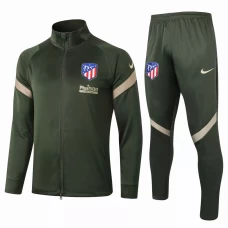 Atlético De Madrid Training Soccer Tracksuit Olive Green 2020 2021