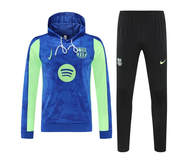 FC Barcelona Pre Match Hooded Sweat Soccer Tracksuit 2025-26