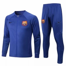 FC Barcelona Blue Training Presentation Soccer Tracksuit 2022-23
