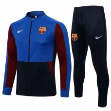 FC Barcelona Blue Training Presentation Soccer Tracksuit 2021-22