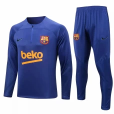 FC Barcelona Blue Training Technical Soccer Tracksuit 2022-23