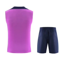 FC Barcelona Adult Training Sleeveless Soccer Kit 2024-25