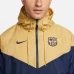 FC Barcelona Mens Windrunner Full Zip Hooded Soccer Jacket 2023-24