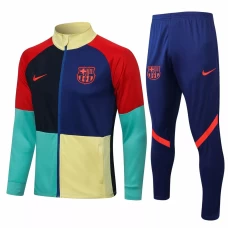 FC Barcelona Official Football Gift Mens Jacket & Pants Tracksuit Set 