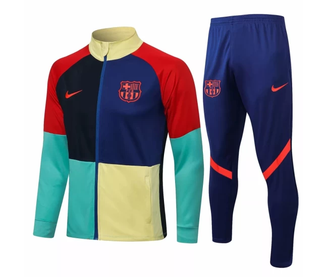 FC Barcelona Multicolor Training Presentation Soccer Tracksuit 2021-22