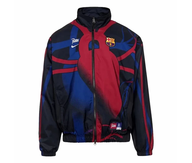 FC Barcelona Patta Mens Windrunner Soccer Jacket 2023-24