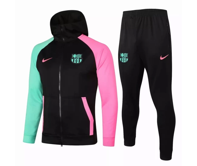 FC Barcelona Presentation Soccer Tracksuit Black 2020 2021