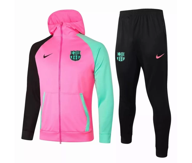 FC Barcelona Presentation Soccer Tracksuit Pink 2020 2021