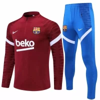 FC Barcelona Training Technical Soccer Tracksuit Red 2021
