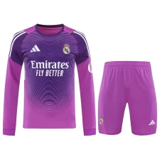 Real Madrid Mens Goalkeeper Long Sleeve Soccer Kit 2025-26