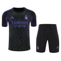 Real Madrid Adult Pre Match Black Training Soccer kit 2025-26