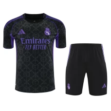 Real Madrid Adult Pre Match Black Training Soccer kit 2025-26