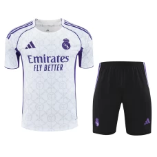 Real Madrid Adult Pre Match White Soccer Kit 2025-26