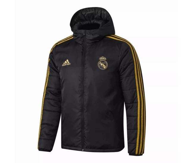 Real Madrid All Weather Windrunner Jacket Black 2020 2021
