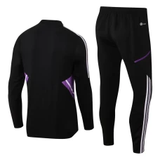 Real Madrid Black Technical Training Soccer Tracksuit 2022-23