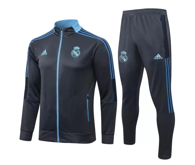 Real Madrid Grey Training Presentation Soccer Tracksuit 2021-22