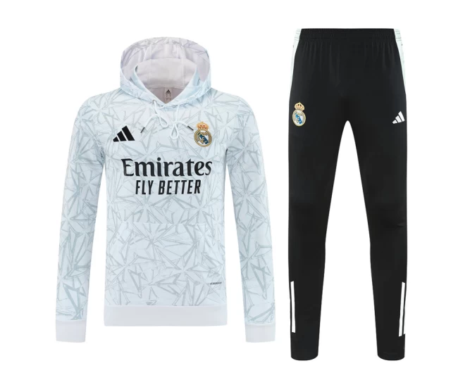Real Madrid Mens Hooded Training Sweat Soccer Tracksuit 2025-26