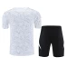 Real Madrid Mens Pre Match Soccer Kit 2024-25