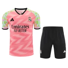Real Madrid Mens Pre Match Red Soccer Training Kit 2025-26