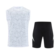 Real Madrid Mens Pre Match Sleeveless Soccer Kit 2024-25