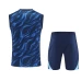 Real Madrid Mens Pre Match Sleeveless Training Soccer Kit 2025-26