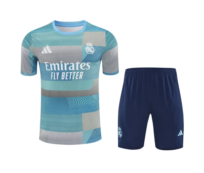 Real Madrid Mens Pre Match Soccer Training Kit 2025-26