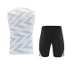 Real Madrid Mens Pre Match Sleeveless White Soccer Kit 2025-26